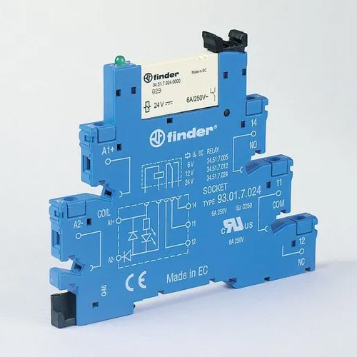 Finder Voltage Relay - Contact Load: High Power