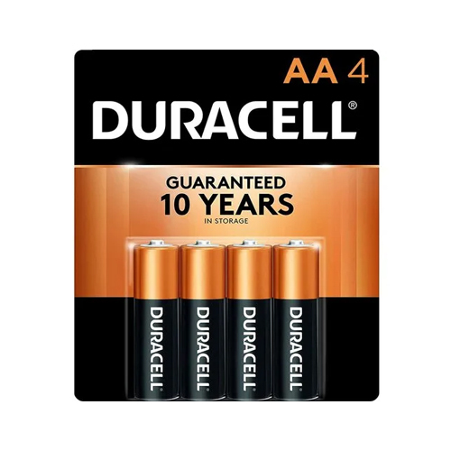 Duracell Aa 4 Battery - Features: Long Lifespan
