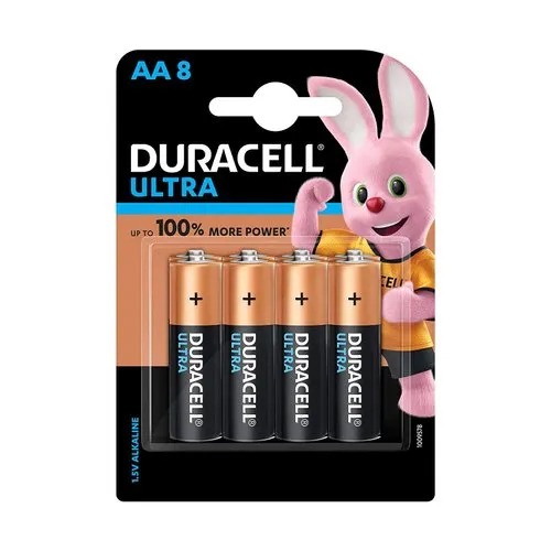 Duracell Ultra Aa 8 Battery - Features: Long Lifespan