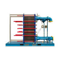 Industrial Heat Exchanger - Plate Heat Exchanger Structure, Standard Size, Blue Finish | High-temperature Industrial Heat Transfer Solution