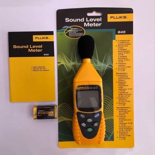 Fluke 945 Sound Level Meter - Color: Yellow