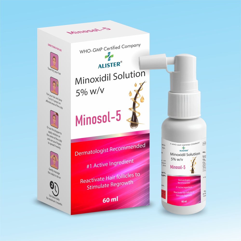 Minoxidil Solution Usp - Characteristics: 100% Natural