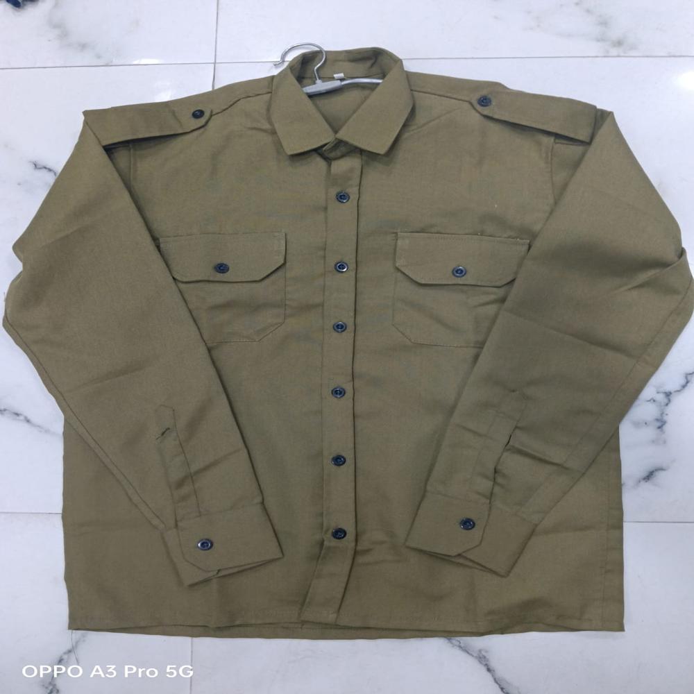 Khaki Security Guard Uniform Set