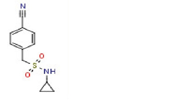 1-(4-Cyanophenyl)-N- cyclopropylmethanesulfonamide