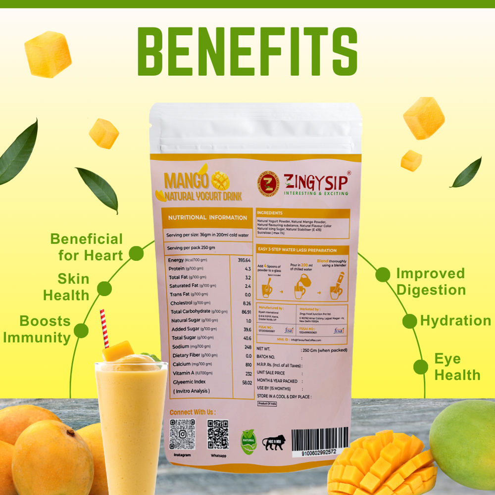 MANGO NATURAL YOGURT DRINK