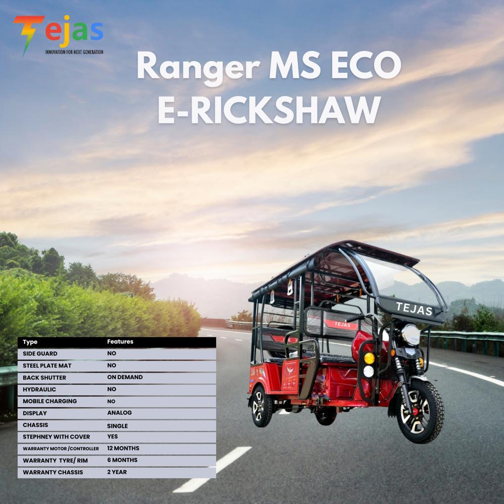Tejas Ranger MS ECO E-RICKSHAW