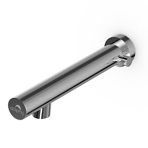 Wall Mounted Tap With Hot And Cold Option - Color: Silver