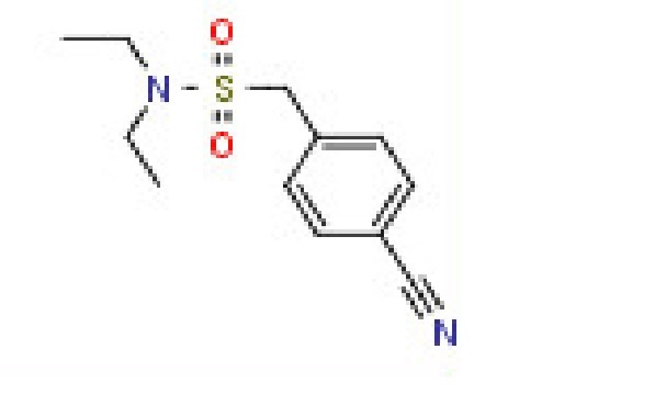 1-(4-Cyanophenyl)-N,N- diethylmethanesulfonamide