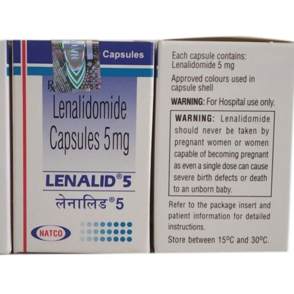 Lenalid Lenalidomide Capsule 5mg - Origin: India