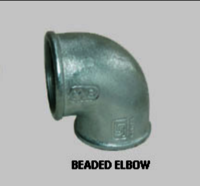 GI BEADED ELBOW 2-1/2