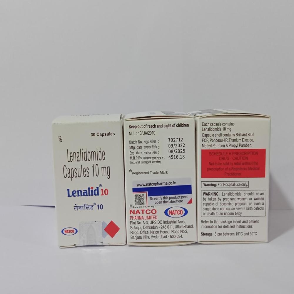 Lenalid Lenalidomide Capsule 10 mg 