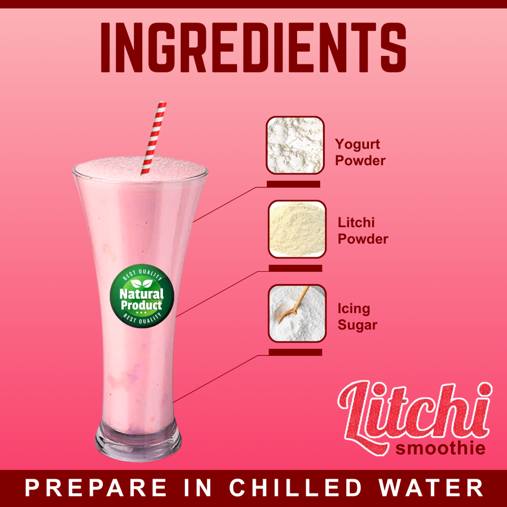 LITCHI NATURAL YOGURT DRINK
