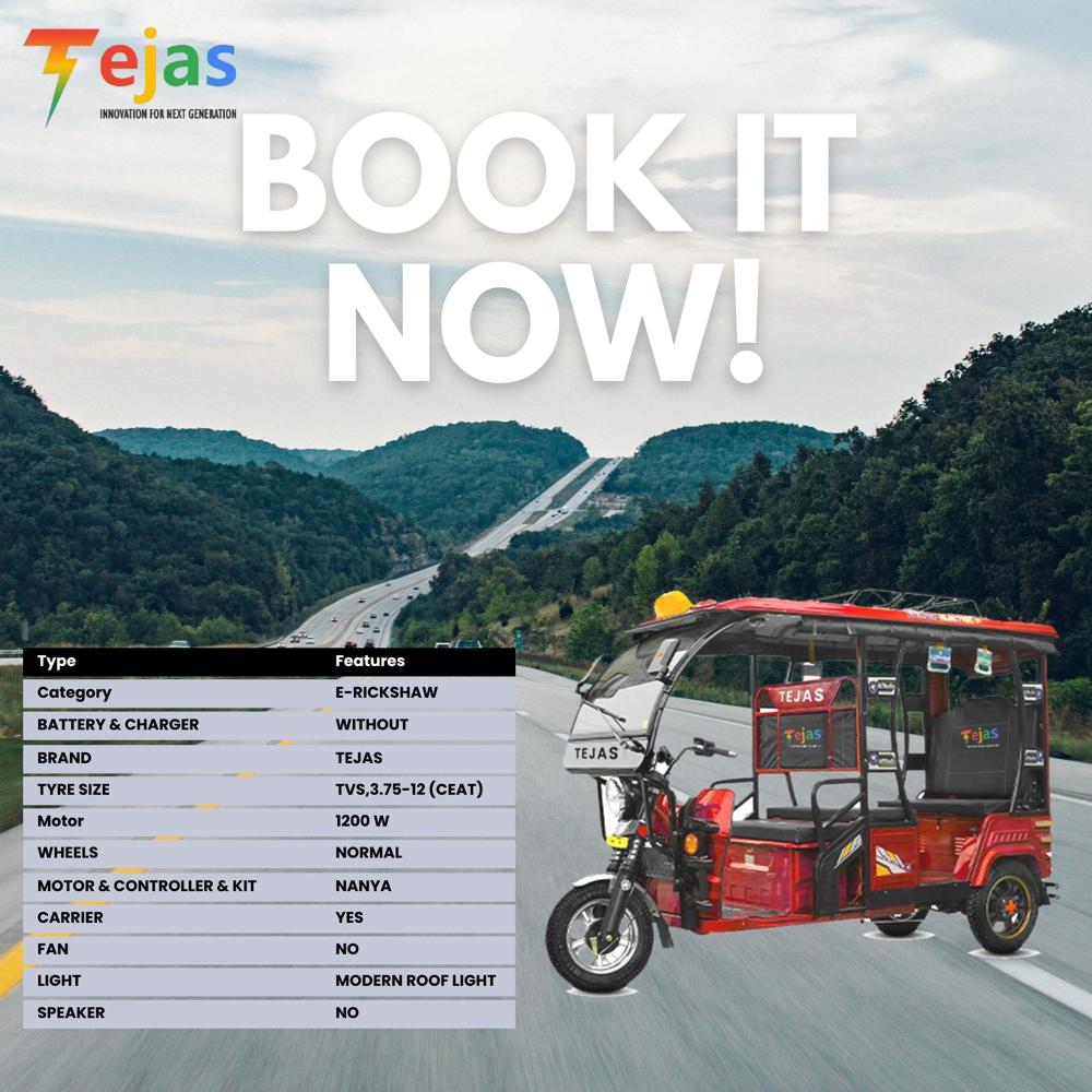 Tejas Ranger MS E-RICKSHAW
