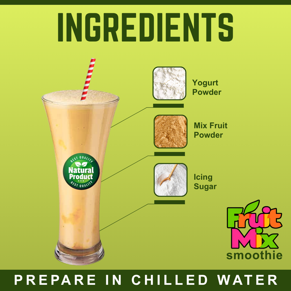 MIX FRUIT NATURAL YOGURT DRINK