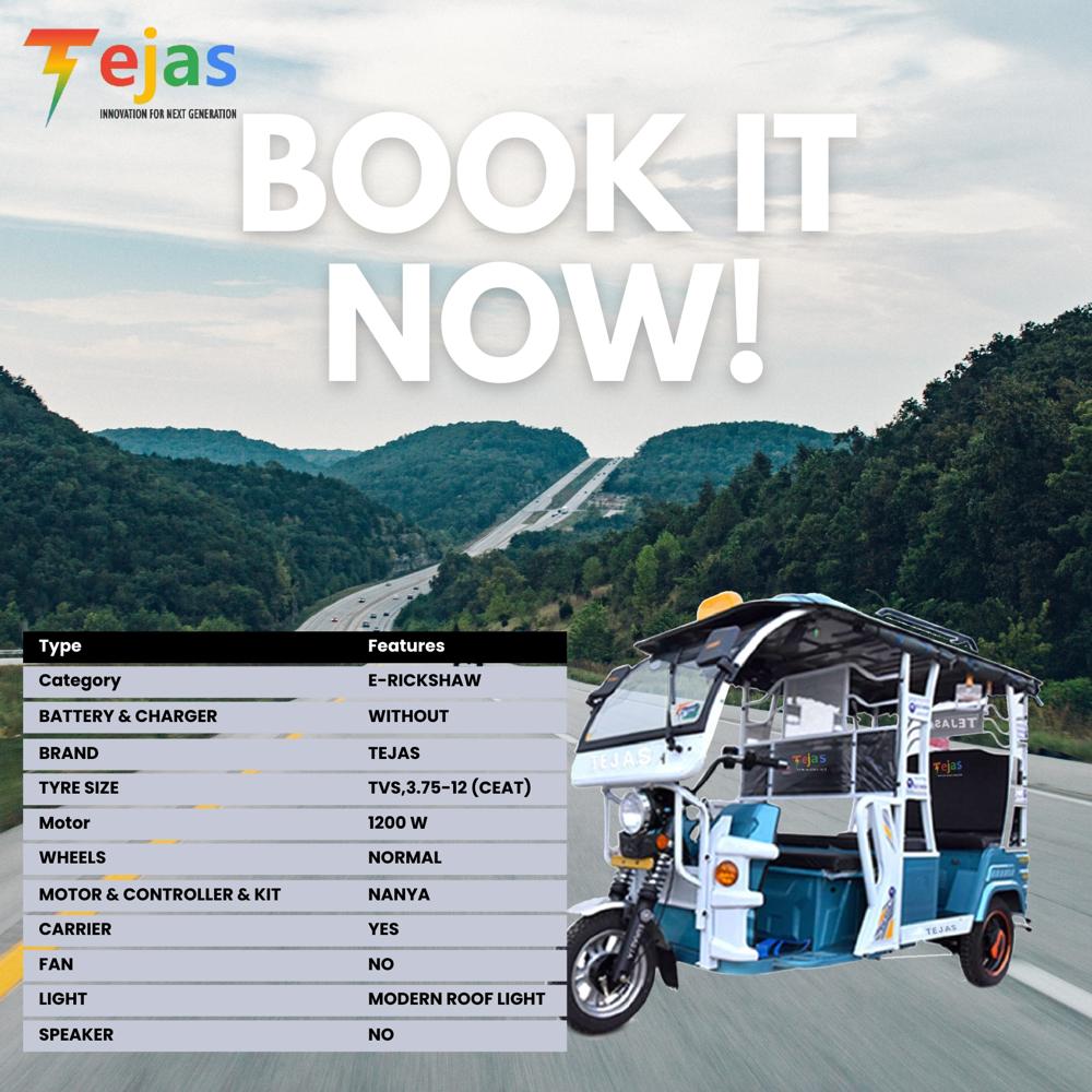 Tejas Ranger SS E-RICKSHAW