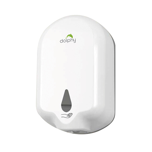 White Automatic Hand Sanitizer Dispenser