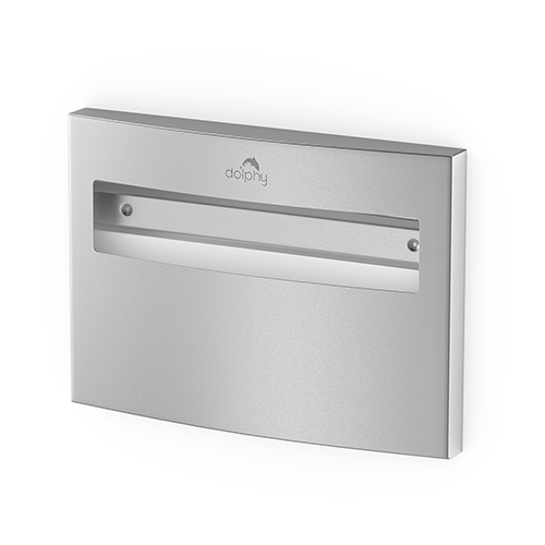 Stainless Steel Silver Manual Toilet Seat Cover Dispenser - Feature: Corrosion Resistance