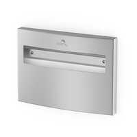 Stainless Steel Silver Manual Toilet Seat Cover Dispenser - Feature: Corrosion Resistance