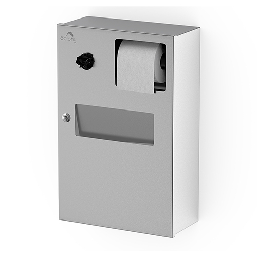 Silver 3 in 1 Sanitary Napkin Disposal For Toilet