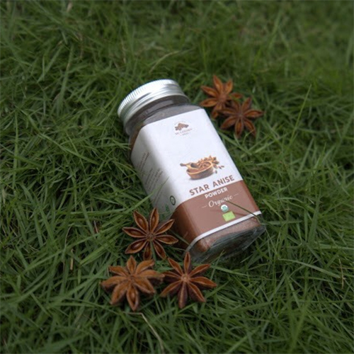Tea Cut Star Anise Powder - Color: Brown