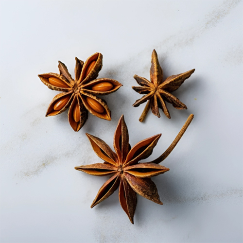 Natural Broken Star Anise - Color: Brown