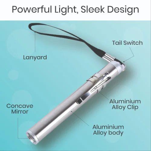 Doctors Pen Torch - Color: Silver