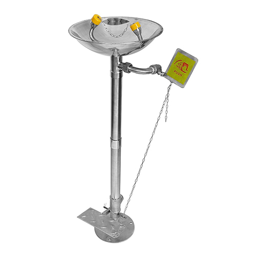 Stainless Steel Floor Mounting Eye Wash Station - Age Group: Adults
