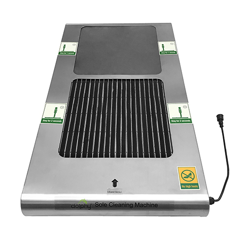 Silver Sole Cleaning Machine With Auto Start - Size: 1338(L) X 768(W) X 140(H)Mm
