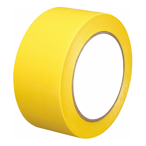 Yellow Waterproof Floor Marking Tape - Tape Length: 22 Meter (M)