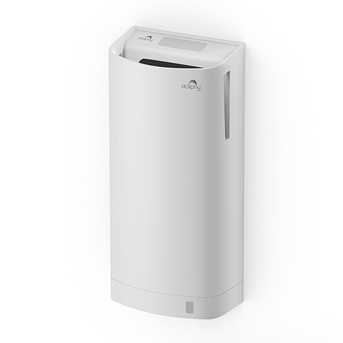White Jet Hand Dryer With Brushless Motor - Finish: Glossy
