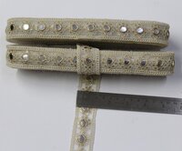 Off whit ,Embroidery Sequence Lace
