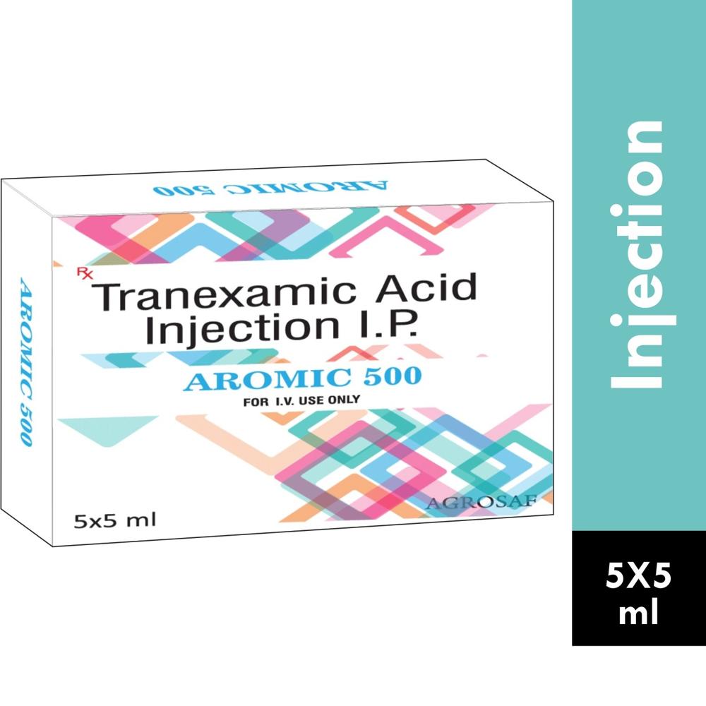 AROMIC 500MG INJECTION - Tranexamic Acid (500mg) INJECTION