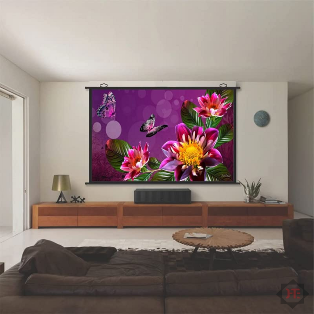 Hi-tech Map Type Projector Screen, 6x4 Hi-tech High Gain Fabric