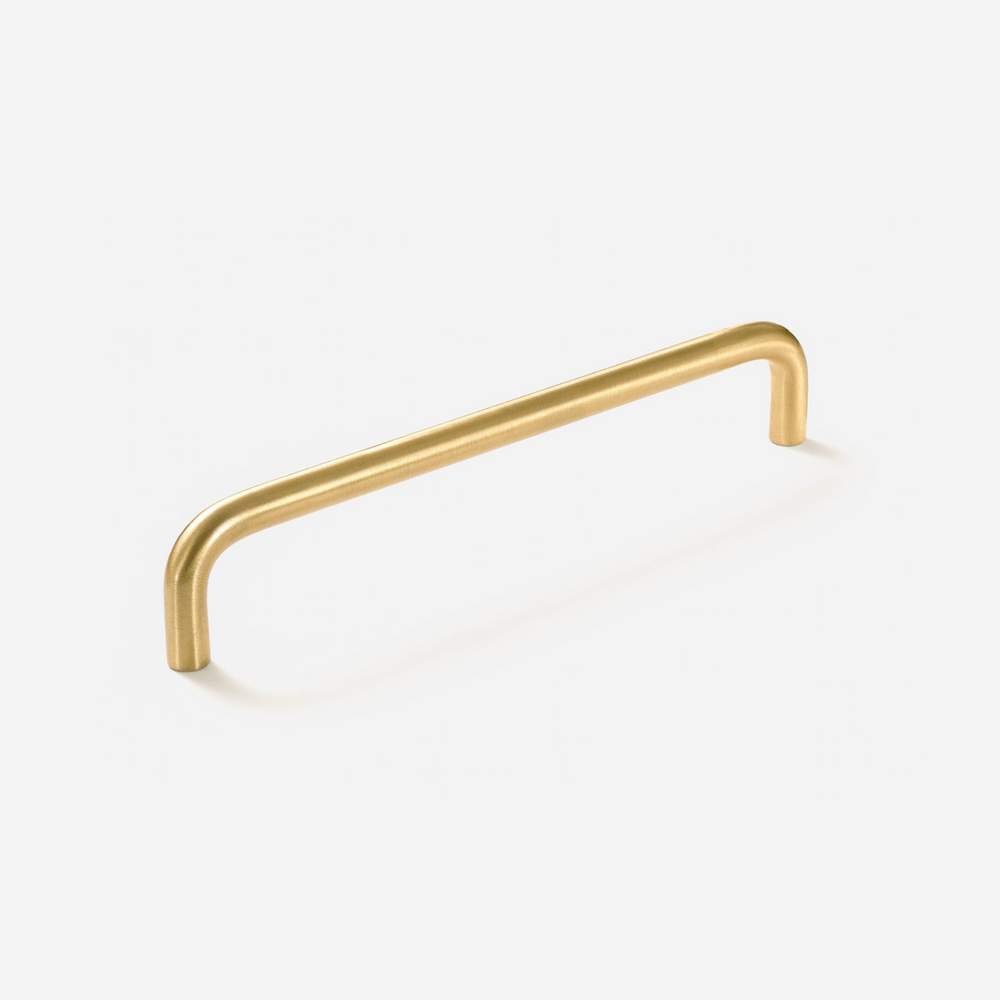 Firehawk Cabinet Handle | Drawer Handle | Wardrobe Handle | Modern Dresser Handle | Cupboard Handle | Furniture Hardware | U Bar Handle - Color: Matte Gold