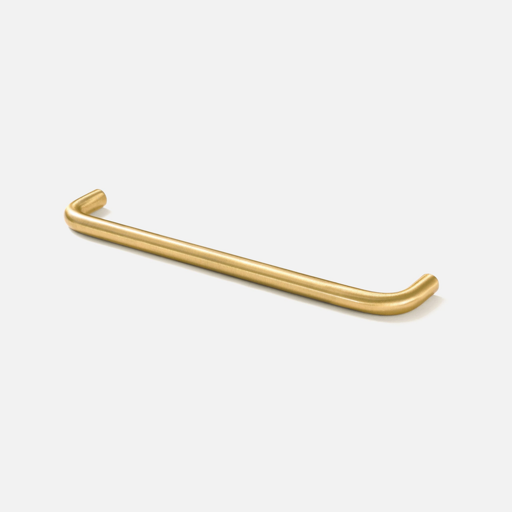 Firehawk Cabinet Handle | Drawer Handle | Wardrobe Handle | Modern Dresser Handle | Cupboard Handle | Furniture Hardware | U Bar Handle - Color: Matte Gold