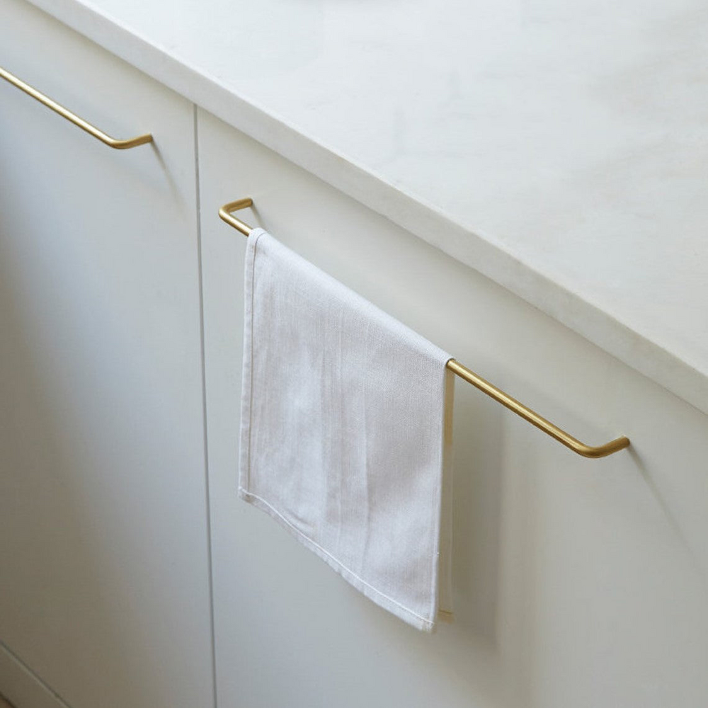 Firehawk Cabinet Handle | Drawer Handle | Wardrobe Handle | Modern Dresser Handle | Cupboard Handle | Furniture Hardware | U Bar Handle - Color: Matte Gold