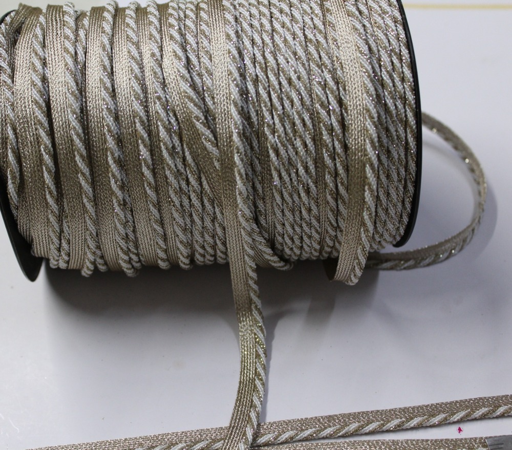 Zardoshi Border Piping Lace - Color: Golden