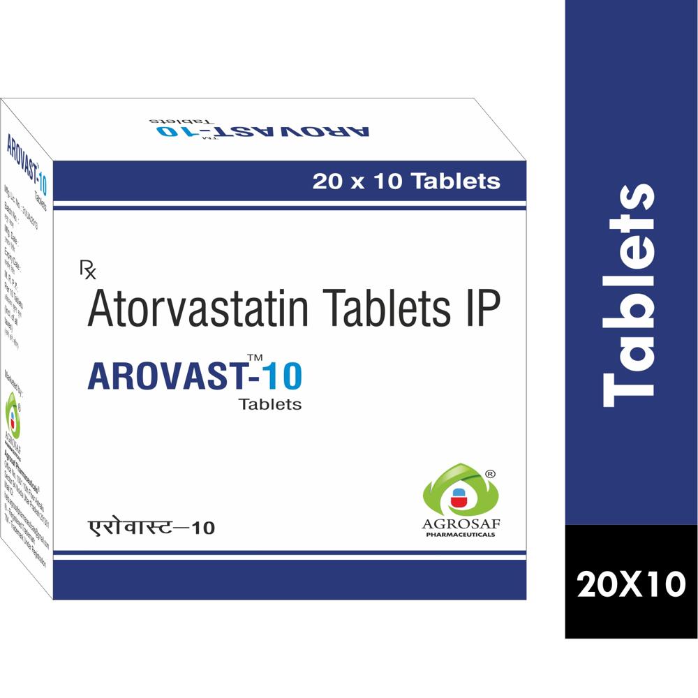 AROVAST 10 TABLET - Atorvastatin 10mg
