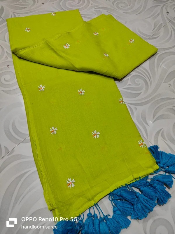 Mul Cotton With Pum Pum