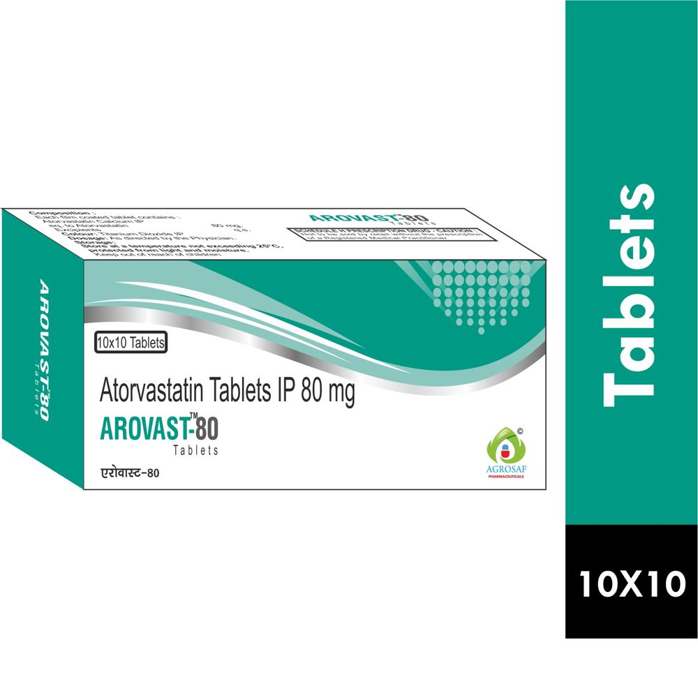 AROVAST 80MG TABLET