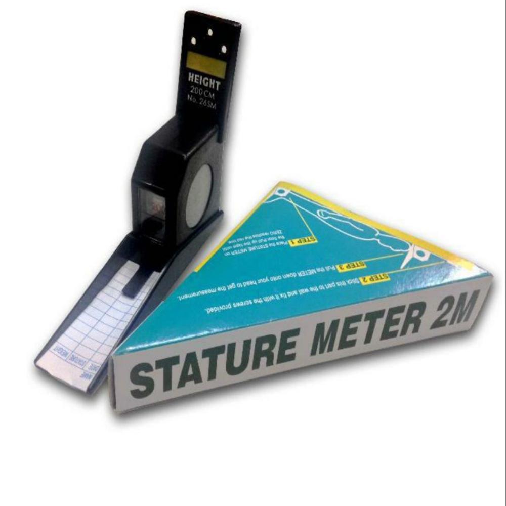 Stature Meter For Measuring Your Height - Color: Black