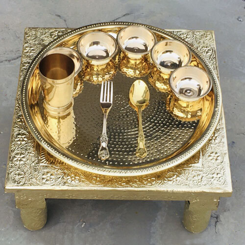 Brass Thali Sets