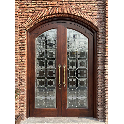 Haveli Stained Glass Door. - Color: Transparent