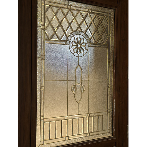 Pooja Room Stained Glass Door - Application: Interior