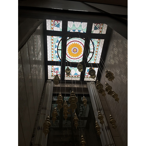 Colorful Stained Glass Skylight