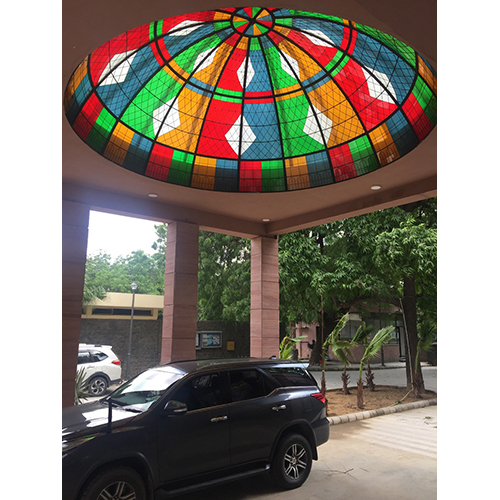 Colored Stained Glass Skylight