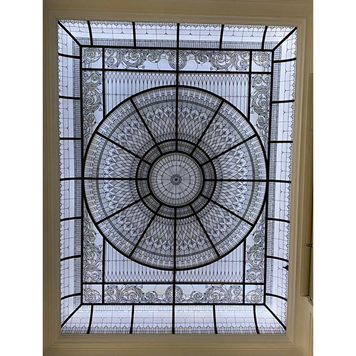 Square Stained Glass Skylight