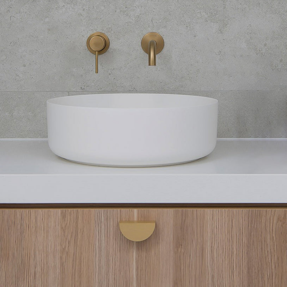 Polaris Cabinet Handle | Kitchen Cabinet Handle | Drawer Pull | Wardrobe Handle | Cupboard Handle | Semi-circle Handle | Luxurious Long Handle - Color: Matte Gold