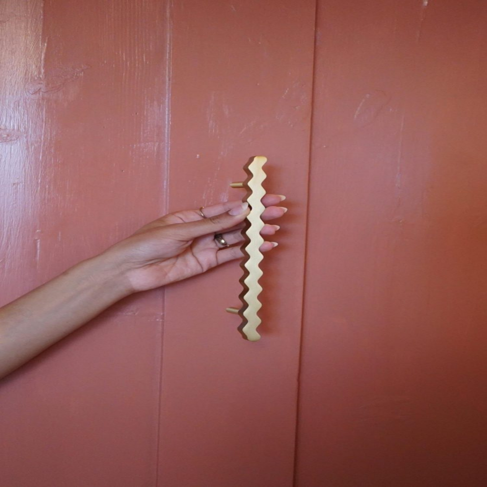 Stellar Cabinet Handle | Kitchen Cabinet Handle | Drawer Handle | Squiggle Handle | Wardrobe Handle - Color: Matte Gold