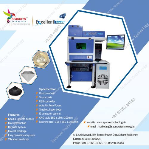 4P Round Diamond Cutting Laser Machine